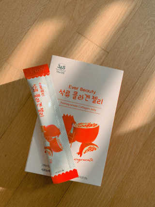 365더건강 에버뷰티 석류콜라겐 젤리 — 3.5점을 준 리뷰어가 2020년 5월 올린 사용 사진