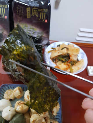 광천우리맛김 한봉지 2~3인분, 맛있는 우리재래식탁김26매20봉 — 5점을 준 리뷰어가 2020년 5월 올린 사용 사진