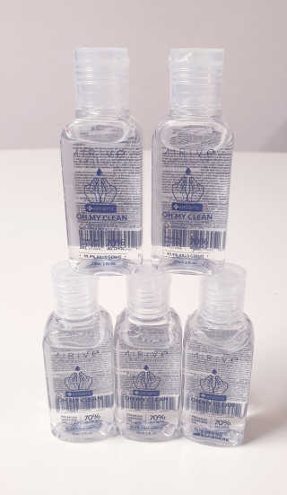 에어리브 오마이클린 프리미엄 손소독제 30ml x 5ea — 4점을 준 리뷰어가 2020년 6월 올린 사용 사진