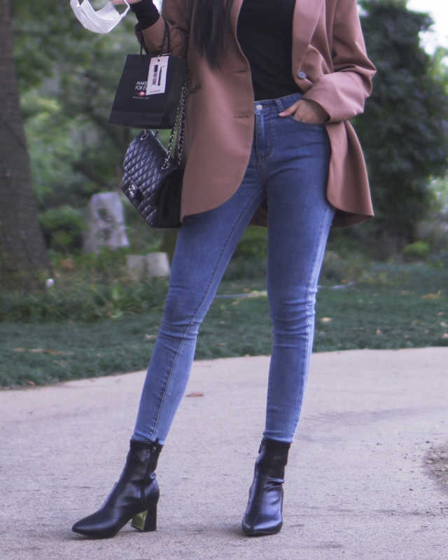 NF 앵클부츠 6cm F20A001 리뷰 사진