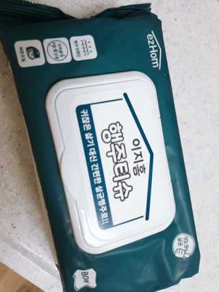 이지홈 간편 살균 행주 티슈 — 5점을 준 리뷰어가 2020년 11월 올린 사용 사진