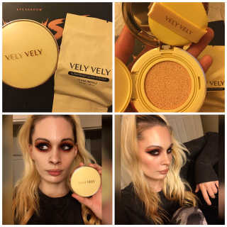 VELY VELY 아우라 허니 글로우 쿠션 — 5점을 준 리뷰어가 2020년 4월 올린 사용 사진