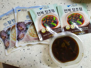 바다는다웰빙이다 완도사랑 전복죽 250g - 2팩 + 전복장조림 2팩 — 4점을 준 리뷰어가 2020년 9월 올린 사용 사진
