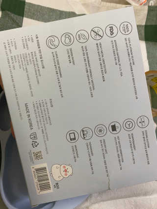 유비맘 캐릭터 실리콘 흡착 식판_색상 랜덤발송 — 5점을 준 리뷰어가 2020년 12월 올린 사용 사진