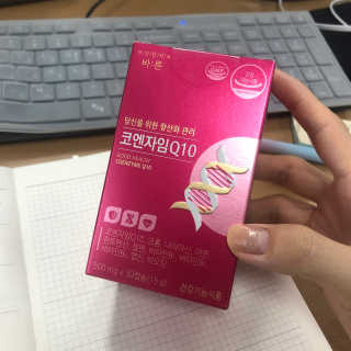 건강한약속 바른 바른 코엔자임Q10 — 5점을 준 리뷰어가 2020년 5월 올린 사용 사진
