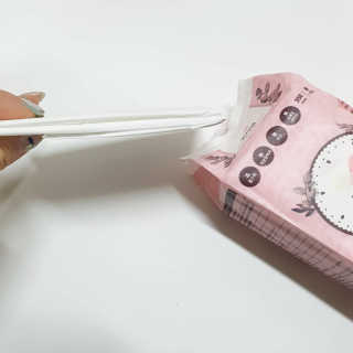 코지앤 생리대 체험 패키지 — 4점을 준 리뷰어가 2020년 10월 올린 사용 사진