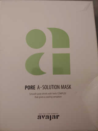 Avajar A-Solution 마스크 — 5점을 준 리뷰어가 2020년 12월 올린 사용 사진