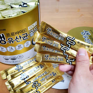 서울약사신협_프로바이오생유산균골드_2.5x100포 — 5점을 준 리뷰어가 2020년 6월 올린 사용 사진