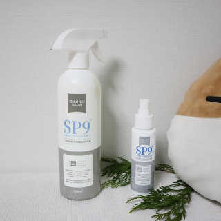 SP9 스프레이형 프리미엄 살균소독제 500ml+100ml — 5점을 준 리뷰어가 2020년 11월 올린 사용 사진