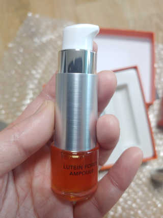 메디페르 [ 1+1 ] 루테인앰플세트 1개 + 루테인크림 50ml 1개 — 5점을 준 리뷰어가 2020년 9월 올린 사용 사진
