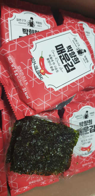 김연구가 박향희 박향희 불향솔솔 전통김 or 매운김 — 5점을 준 리뷰어가 2020년 6월 올린 사용 사진