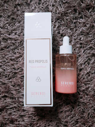 세렌디뷰티 레드 프로폴리스 트리플 앰플 — 4점을 준 리뷰어가 2020년 7월 올린 사용 사진