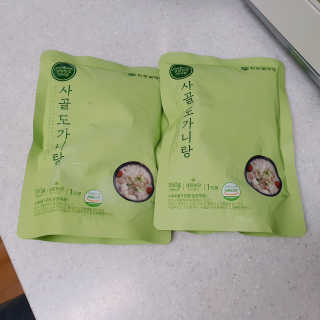 한촌몰 설렁탕집 가마솥 도가니탕 350g x 2팩 — 5점을 준 리뷰어가 2020년 8월 올린 사용 사진