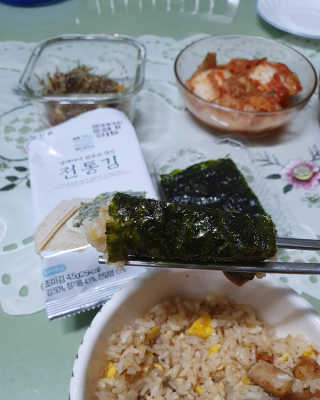 한촌몰 바다공작소 전통김_명품돌김세트 — 5점을 준 리뷰어가 2020년 10월 올린 사용 사진