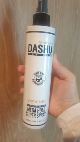다슈코리아 다슈 포 맨 프리미엄 메가 홀드 슈퍼 스프레이 250ml — 4점을 준 리뷰어가 2020년 12월 올린 사용 사진