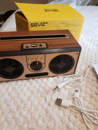 SEVIZ RETRO20W 레트로 블루투스 스피커 — 5점을 준 리뷰어가 2020년 7월 올린 사용 사진