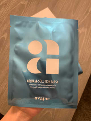Avajar A-Solution 마스크 — 5점을 준 리뷰어가 2020년 12월 올린 사용 사진