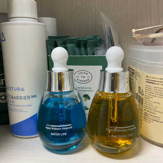 미구하라 울트라 화이트닝 앰플 35ml — 5점을 준 리뷰어가 2020년 4월 올린 사용 사진
