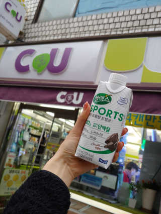 셀렉스스포츠 셀렉스 스포츠 드링크 초콜릿 _ 330ml x 12팩 — 5점을 준 리뷰어가 2020년 11월 올린 사용 사진
