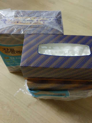 잘풀리는집 부드러운 모이스처 보습 미용 티슈 230매 — 5점을 준 리뷰어가 2020년 9월 올린 사용 사진