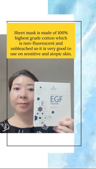 트리티스 [Treatis] Facial Sheet Mask — 5점을 준 리뷰어가 2020년 11월 올린 사용 사진