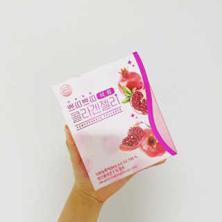 헬스업_쁘띠쁘띠석류콜라겐젤리_20g x 14포 — 5점을 준 리뷰어가 2020년 8월 올린 사용 사진