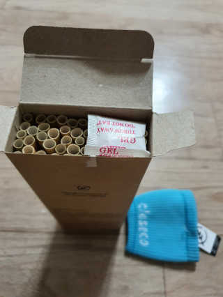 클로에코 친환경 풀빨대와 폐플라스틱 컵홀더 — 5점을 준 리뷰어가 2020년 8월 올린 사용 사진