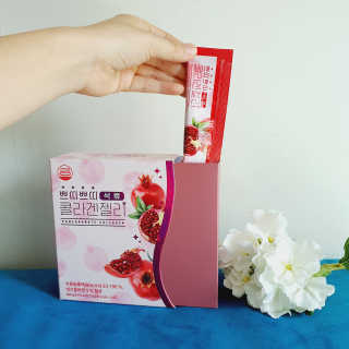 헬스업_쁘띠쁘띠석류콜라겐젤리_20g x 14포 — 5점을 준 리뷰어가 2020년 12월 올린 사용 사진