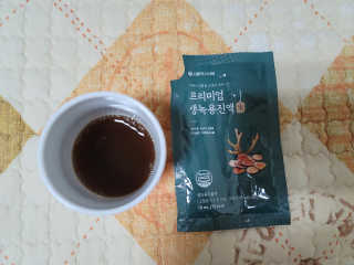 서울약사신협 약사신협_생녹용 진액_70ml x 30포 — 5점을 준 리뷰어가 2020년 9월 올린 사용 사진