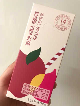 멜로아티톡스 애플비트, 진저라임 상큼하게 가벼워질 땐 멜로아티톡스 애플비트 진저라임 — 5점을 준 리뷰어가 2020년 5월 올린 사용 사진