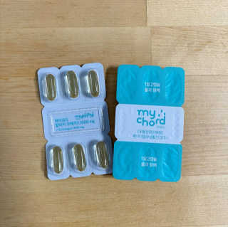 JW중외제약 마이코드 알티지 오메가3 1000 mg — 4.5점을 준 리뷰어가 2020년 8월 올린 사용 사진