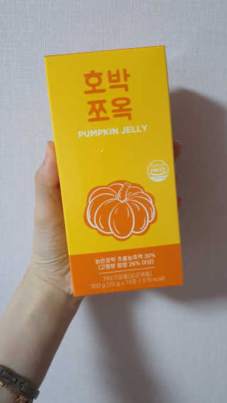 조은약초 국산 늙은 호박즙 호박쪼옥 젤리 20g x 15포 — 5점을 준 리뷰어가 2020년 8월 올린 사용 사진