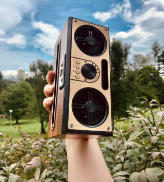 SEVIZ RETRO20W 레트로 블루투스 스피커 — 4.5점을 준 리뷰어가 2020년 7월 올린 사용 사진