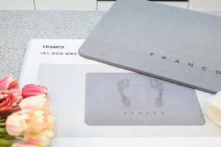창신리빙 [프랑코 규조토 욕실매트] 똑똑한 정리 수납 — 5점을 준 리뷰어가 2020년 10월 올린 사용 사진