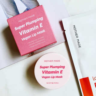 마더메이드 [어머니 만든] 슈퍼 플럼 핑 Vit E 비건 립 마스크 _E — 5점을 준 리뷰어가 2020년 11월 올린 사용 사진