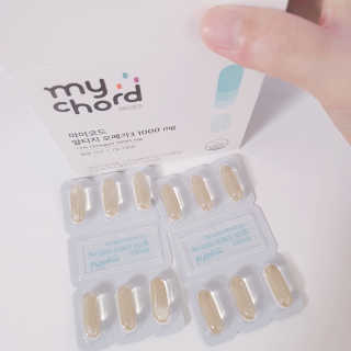 JW중외제약 마이코드 알티지 오메가3 1000 mg — 5점을 준 리뷰어가 2020년 7월 올린 사용 사진