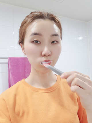 케어팟 청정치약 후치약 구취 입냄새 제거 천연치약 — 5점을 준 리뷰어가 2020년 9월 올린 사용 사진