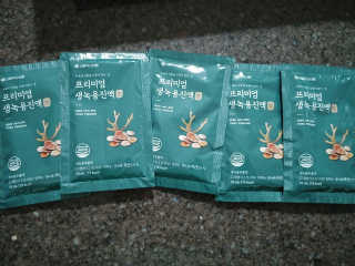 서울약사신협 약사신협_생녹용 진액_70ml x 30포 — 5점을 준 리뷰어가 2020년 10월 올린 사용 사진