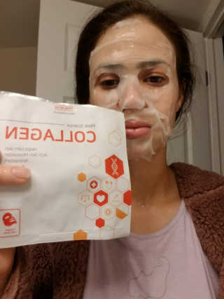 트리티스 [Treatis] Facial Sheet Mask — 5점을 준 리뷰어가 2020년 11월 올린 사용 사진
