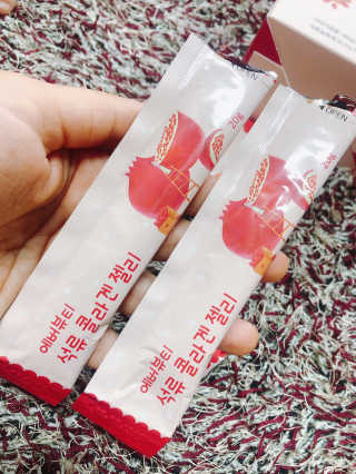 365더건강 에버뷰티 석류콜라겐 젤리 — 5점을 준 리뷰어가 2020년 8월 올린 사용 사진