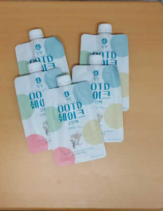 [꾸콤] 참참 OOTD쉐이크 고단백 일주일세트 50g x 5 — 4.5점을 준 리뷰어가 2020년 10월 올린 사용 사진