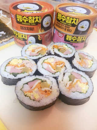 동원참치 펭수참치 — 5점을 준 리뷰어가 2020년 6월 올린 사용 사진