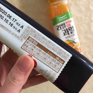 [풀무원] 리얼 과일  저지방 드레싱 240g 3종 — 5점을 준 리뷰어가 2020년 8월 올린 사용 사진