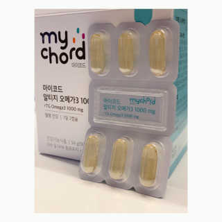 JW중외제약 마이코드 알티지 오메가3 1000 mg — 4점을 준 리뷰어가 2020년 7월 올린 사용 사진