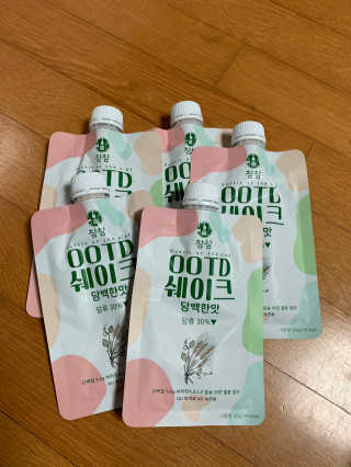 [꾸콤] 참참 OOTD쉐이크 담백한 일주일세트 50g x 5 — 4.5점을 준 리뷰어가 2020년 10월 올린 사용 사진