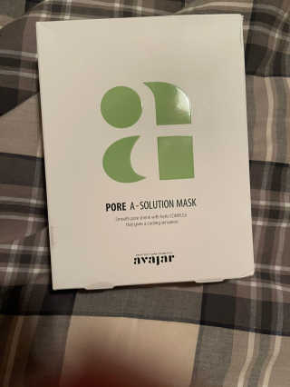 Avajar A-Solution 마스크 — 5점을 준 리뷰어가 2020년 12월 올린 사용 사진