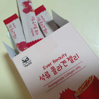 365더건강 에버뷰티 석류콜라겐 젤리 — 5점을 준 리뷰어가 2020년 9월 올린 사용 사진