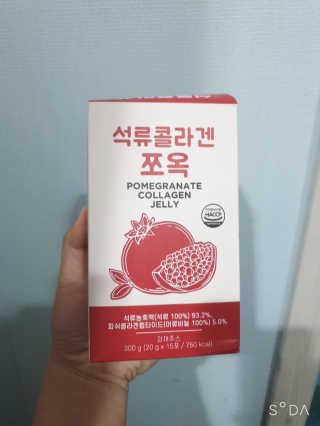 조은약초 석류콜라겐 석류즙 석류쪼옥 젤리 스틱 15포 x 20g — 5점을 준 리뷰어가 2020년 7월 올린 사용 사진