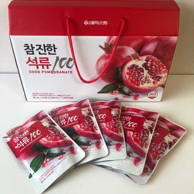 서울약사신협_참진한석류100_80ml x 30포 리뷰 사진