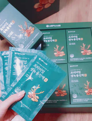 서울약사신협 약사신협_생녹용 진액_70ml x 30포 — 5점을 준 리뷰어가 2020년 9월 올린 사용 사진